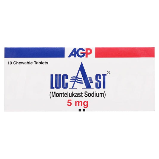 Lucast 5mg Tablets, 10 Ct - AGP