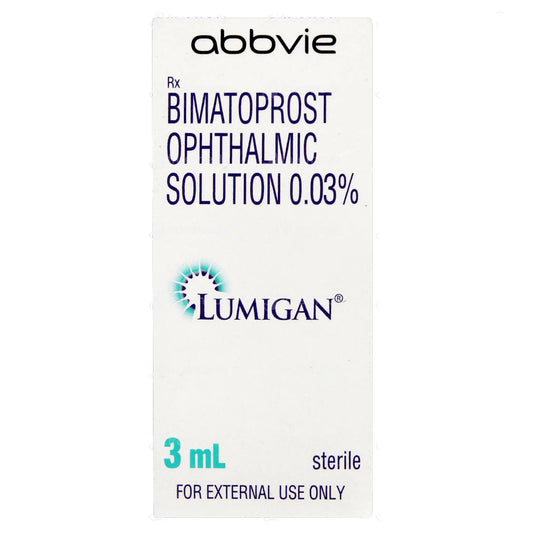Lumigan (Bimatoprost) 0.03% Eye Drops, 3 ml - Barrett Hodgson