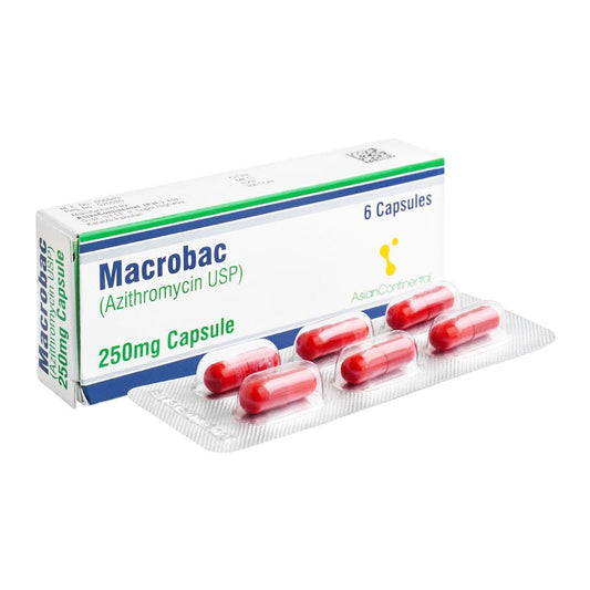 Macrobac Capsule 250mg, 6 Ct - Asian Continental