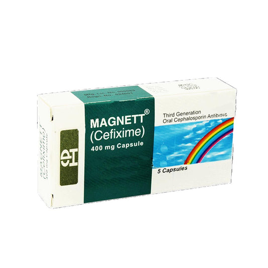 Magnett Capsules 400mg, 5 Ct - Continental Pharma