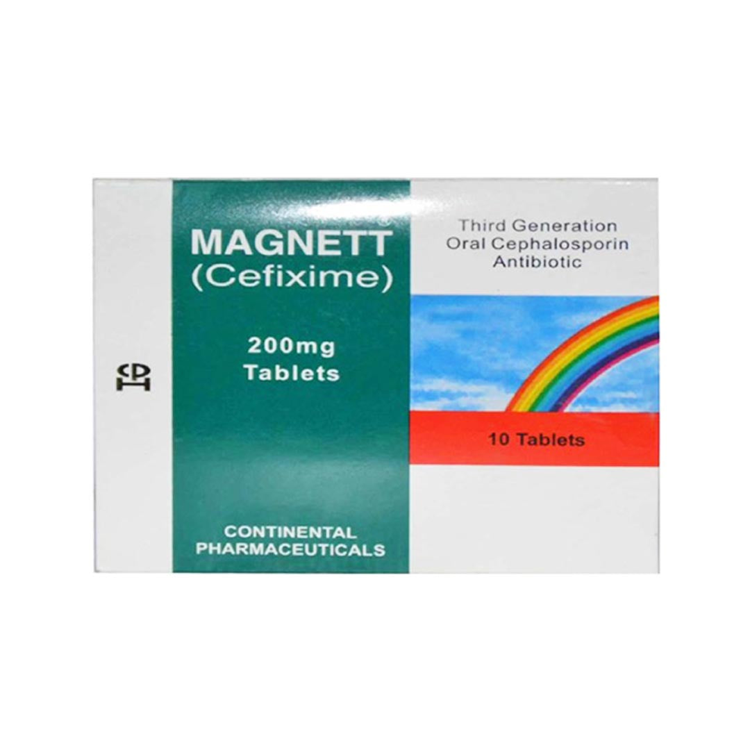 Magnett Tablets 200mg, 10 Ct - Continental Pharma
