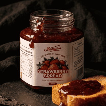 Mamamia Strawberry Spread with Toast