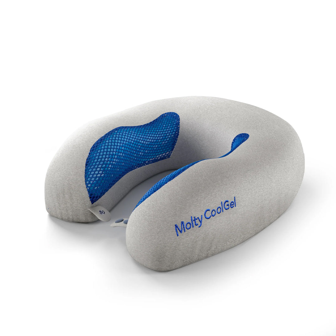 Master Molty Memory Cool Gel Travel Pillow