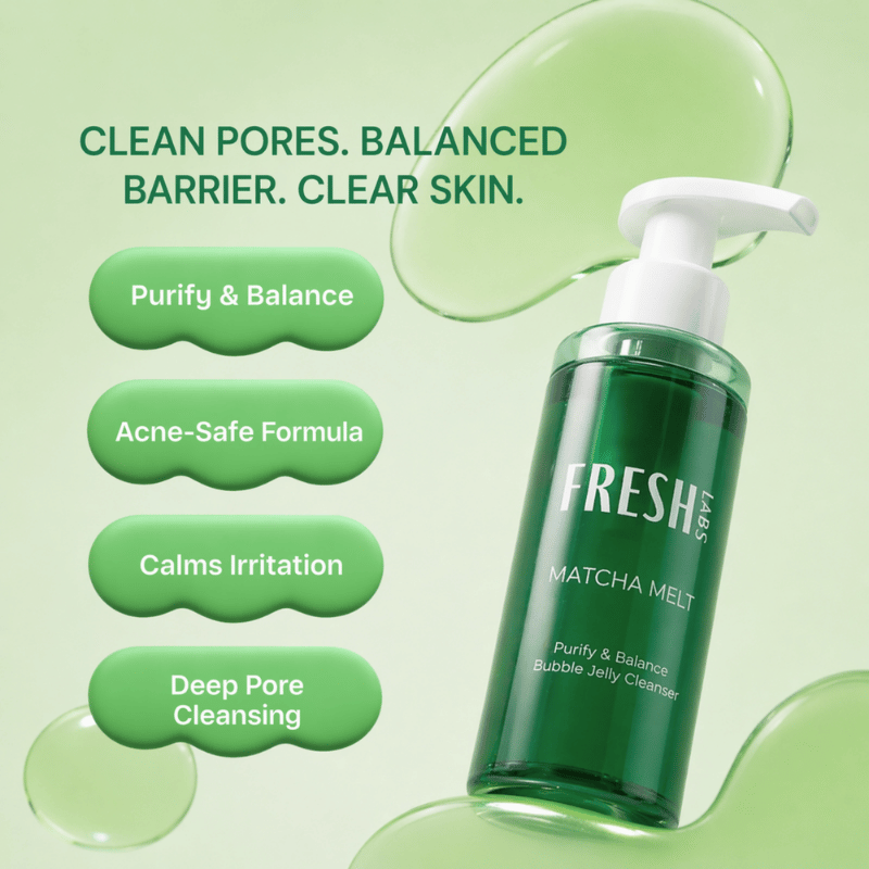 FreshLabs Matcha Melt Jelly Cleanser, 200ml