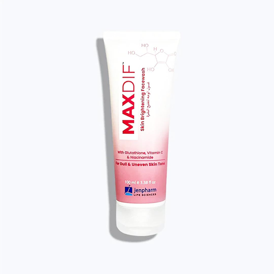 Maxdif Brightening Face Wash, 100ml - Jenpharm