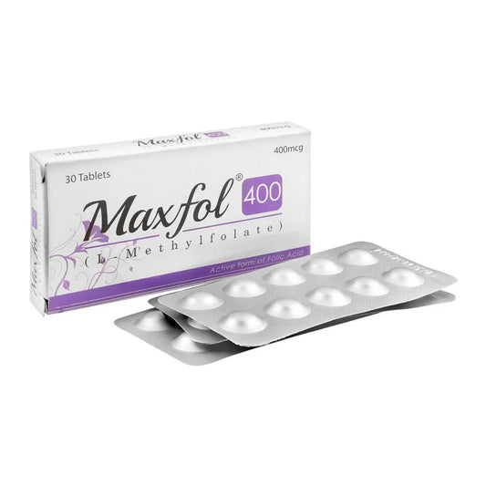Maxfol Tablets 400mcg, 30 Ct - Vida Laboratories
