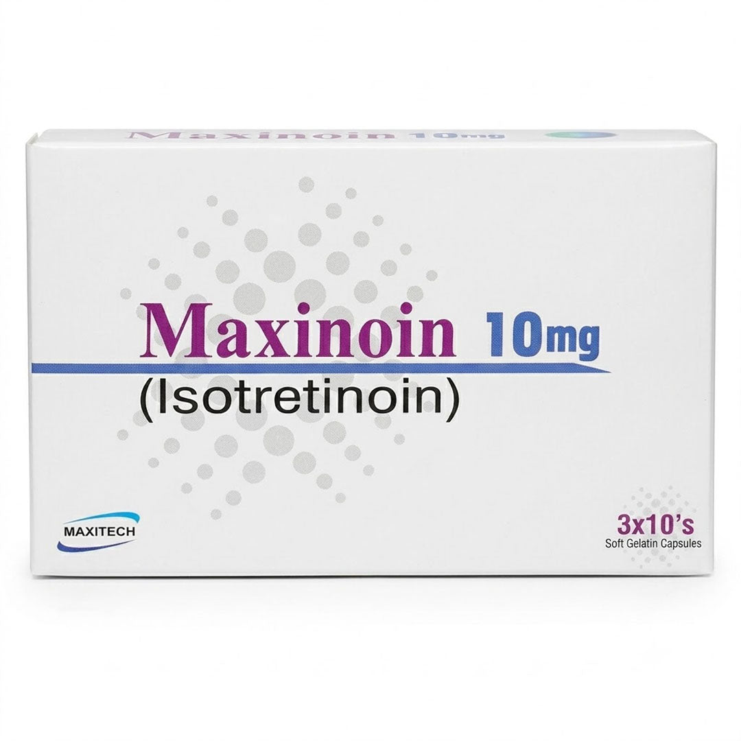 Maxinoin (Isotretinoin) 10mg, 30 Ct - Maxitech