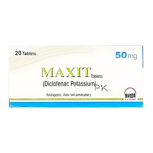 Maxit (Diclofenac) 50mg, 20 Ct - Hilton