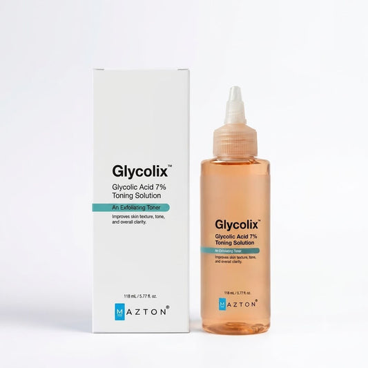 Mazton Glycolix Glycolic Acid 7% Toning Solution, 110 ml