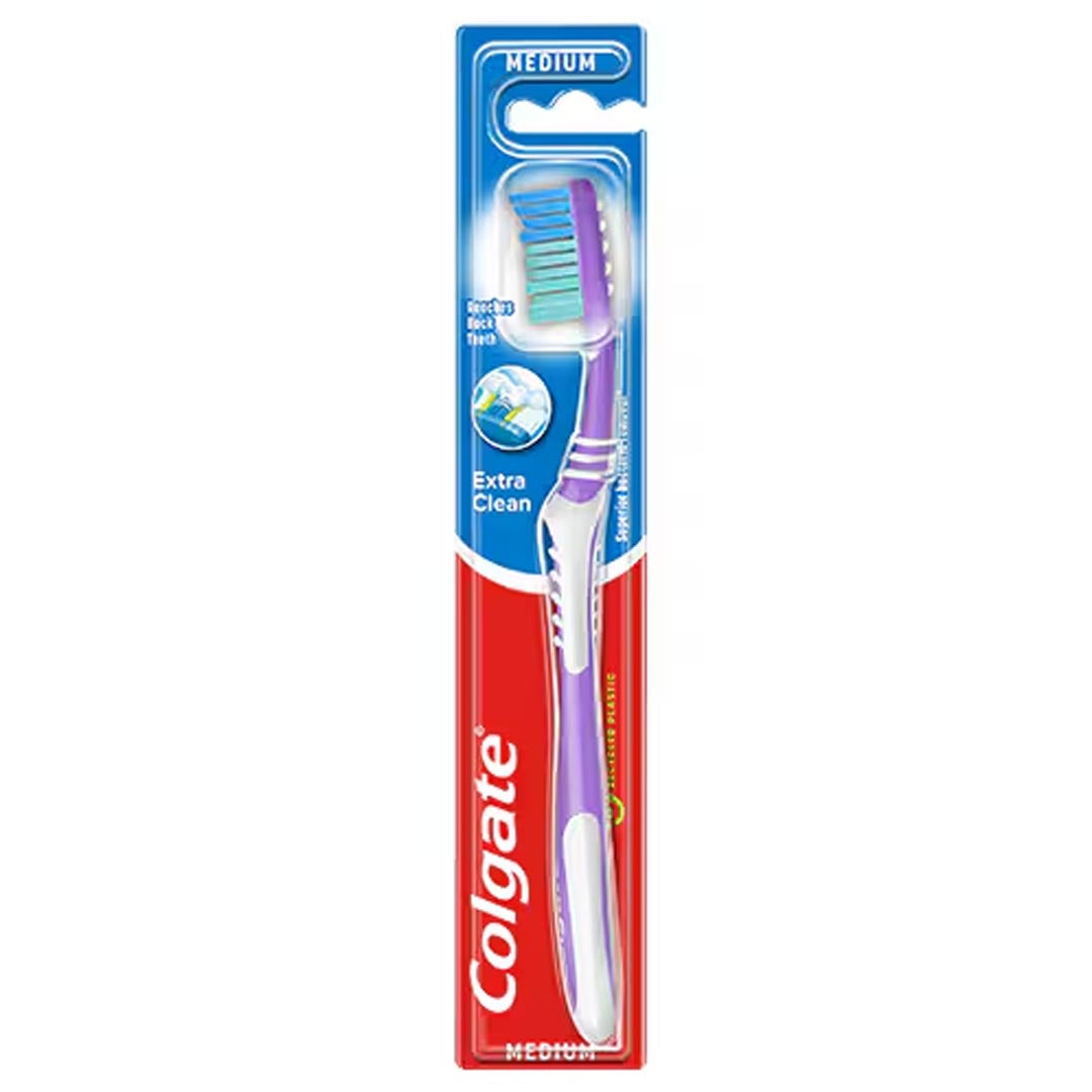 Colgate Extra Clean Medium Toothbrush, 1 Ct
