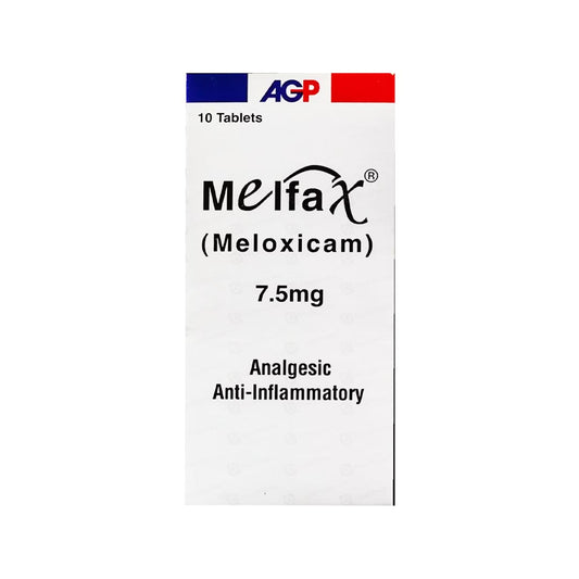 Melfax Tablets 7.5mg, 10 Ct - AGP