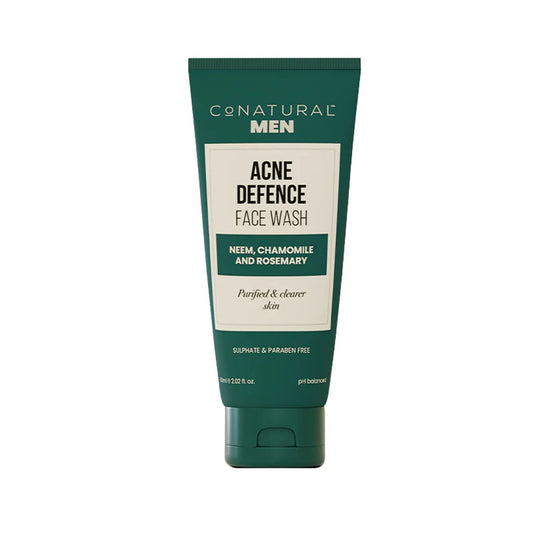 Men Acne Defence Face Wash, 60ml - CoNatural