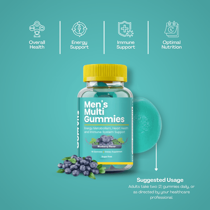 Gumvits Men's Multi Gummies, 60 Ct