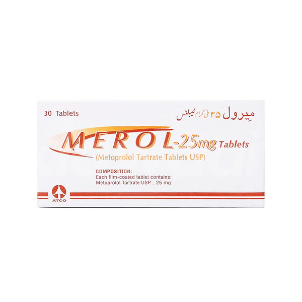 Merol Tablets 25mg, 30 Ct - ATCO