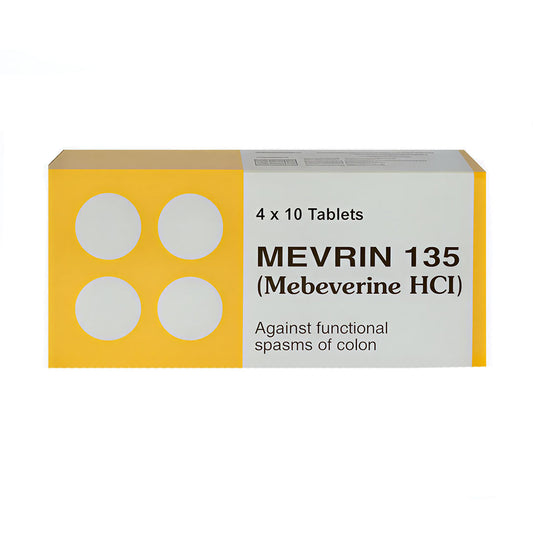 Mevrin (Mebeverine) 135 mg, 40 Ct - SJG Pharma