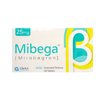 Mibega Tablet 25mg, 20 Ct - Getz Pharma