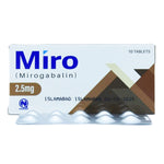 Miro (Mirogabalin) 2.5 mg, 10 Ct - Nabiqasim
