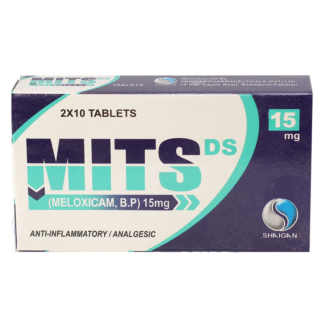 Mits DS (Meloxicam) 15mg, 20 Ct - Shaigan Pharma