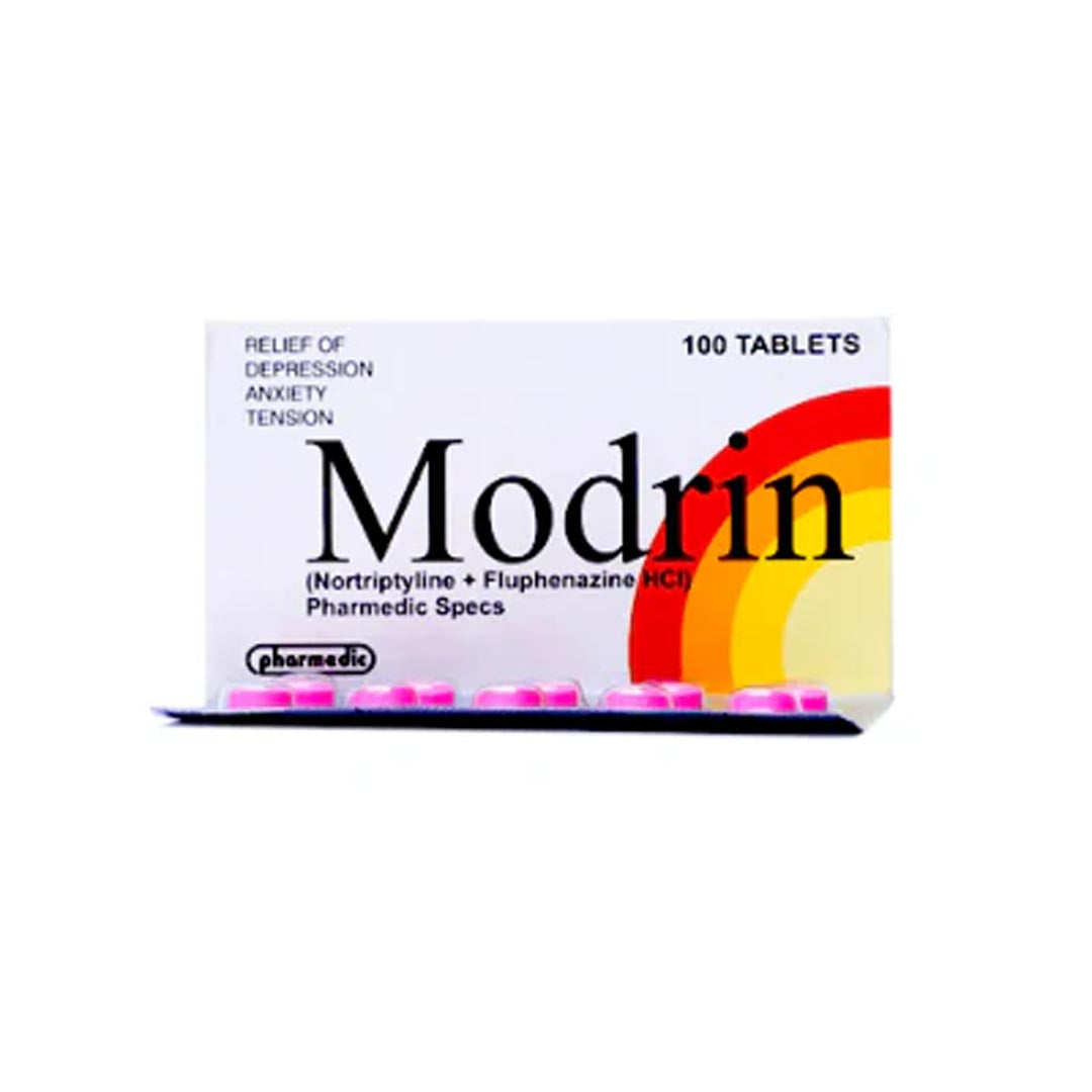 Modrin (Nortriptyline), 100 Ct by Pharmedic Laboratories Online in ...