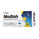 Modton (Agomelatine) 25mg, 10 Ct - Nabiqasim
