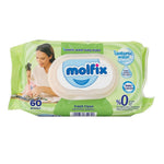 Molfix Isotonic Water Fresh Clean Baby Wipes, 60 Ct