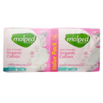 Molped Pure & Soft Organic Cotton Maxi Thick (Long), 18 Ct