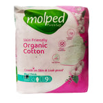 Molped Pure & Soft Organic Cotton Maxi Thick (Long), 9 Ct