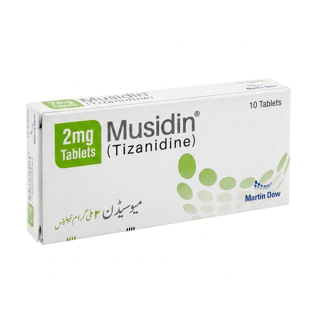 Musidin (Tizanidine) Tablets, 10 Ct - Martin Dow