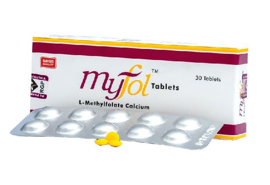 Myfol (L-Methylfolate Calcium) 400mcg, 30 Ct