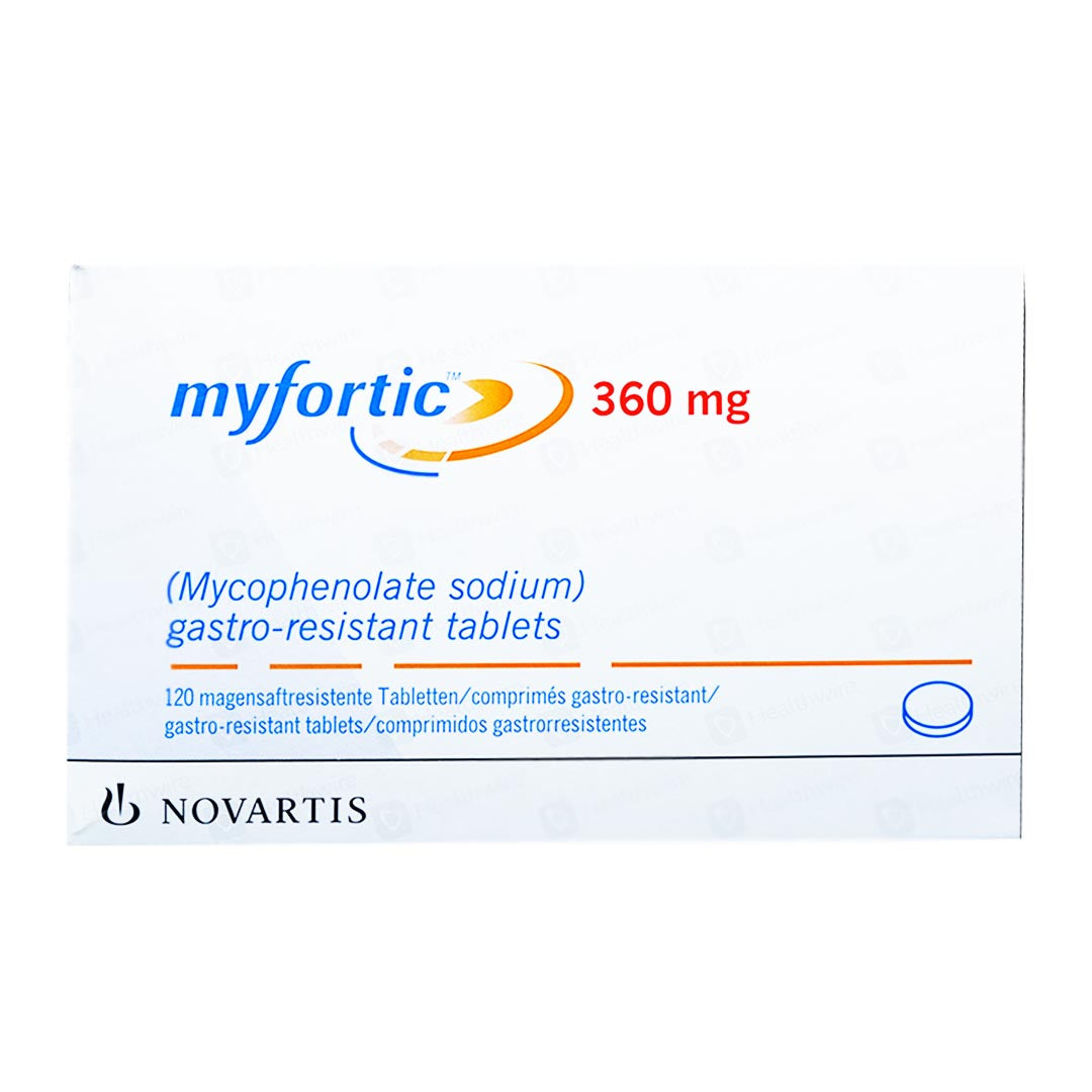 Myfortic Tablets 360mg, 120 Ct - Novartis