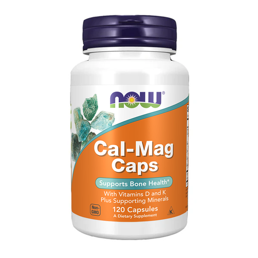 NOW Cal-Mag Caps, 120 Ct