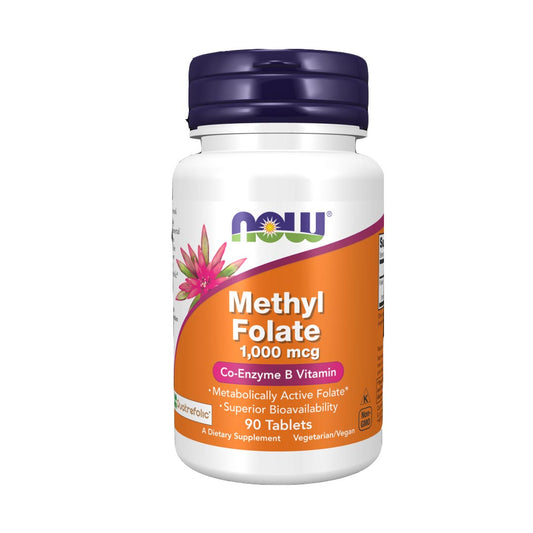 NOW Methyl Folate 1000mcg, 90 Ct