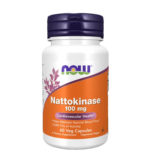 NOW Nattokinase 100mg, 60 Ct