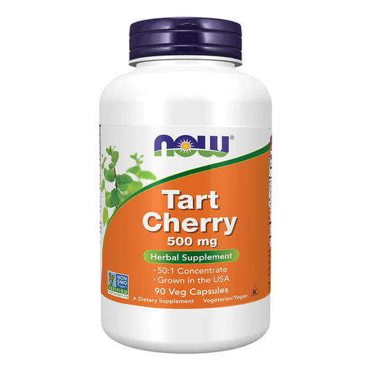 NOW Tart Cherry 500mg, 90 Ct
