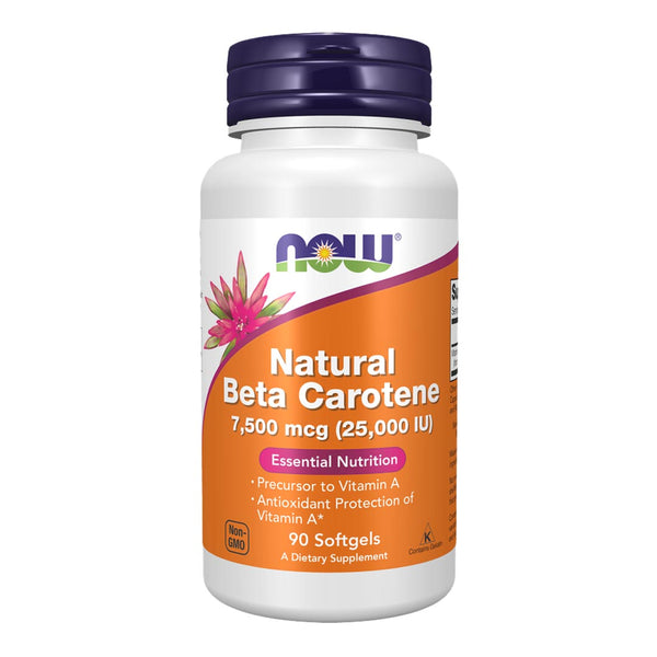 NOW Beta Carotene Natural 7,500 mcg