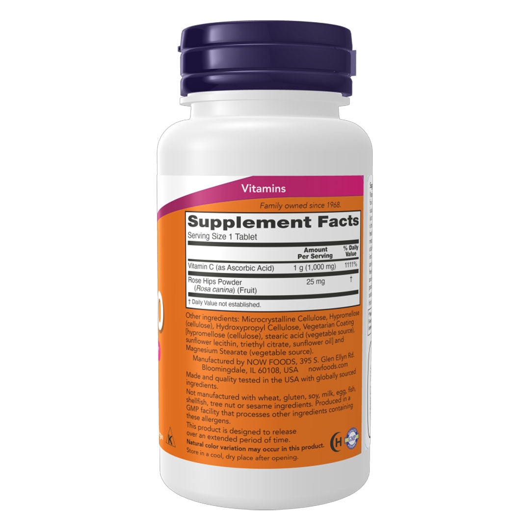 NOW C-1000 (Sustained Release) Tablets, 100 Ct