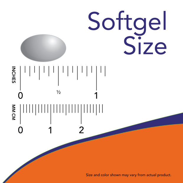 NOW CoQ10 100mg Softgel Size - My Vitamin Store