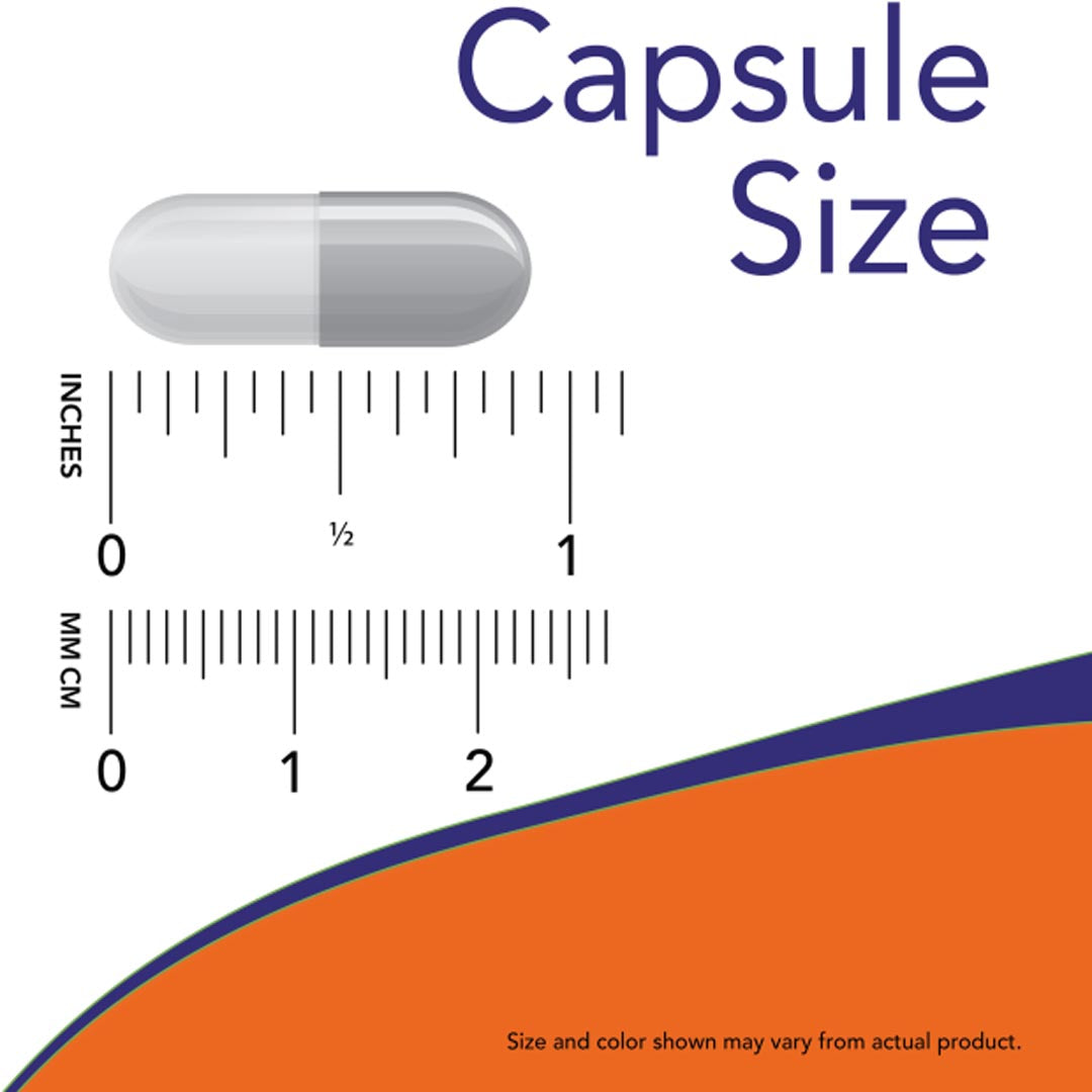 NOW Colostrum 500mg Capsule Size