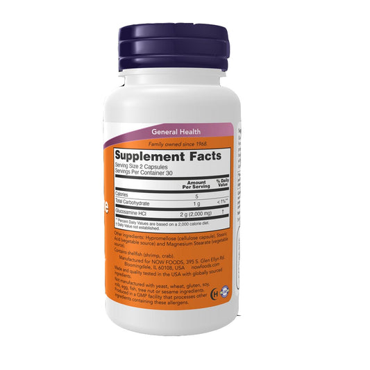 NOW Glucosamine 1000, 60 Ct