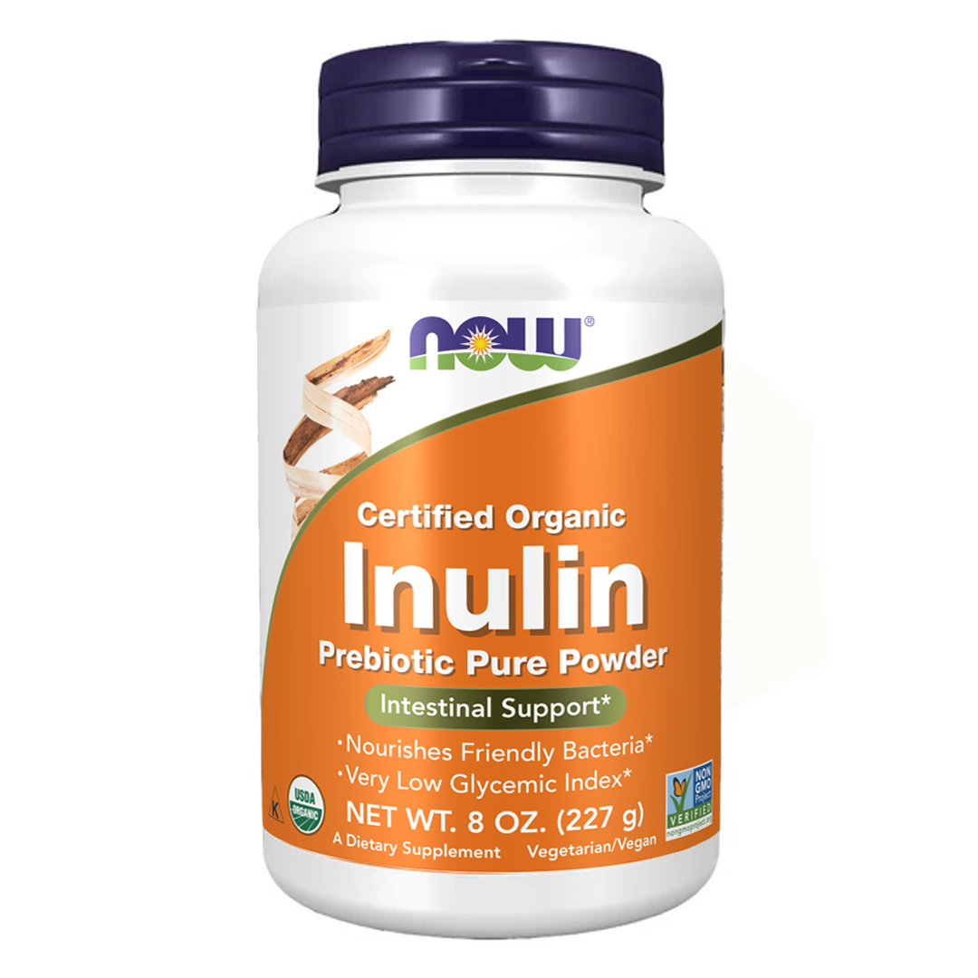 NOW Inulin Prebiotic Pure Powder, 227g