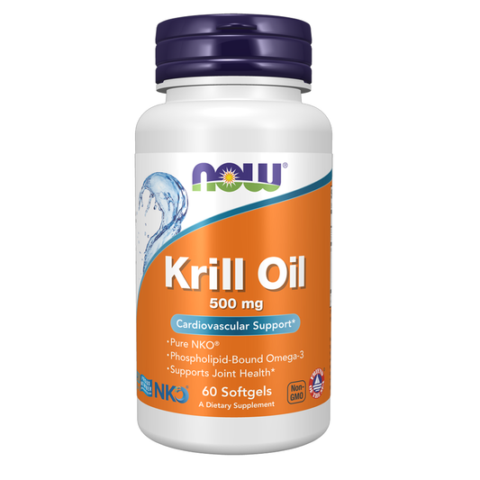 NOW Krill Oil 500mg, 60 Ct