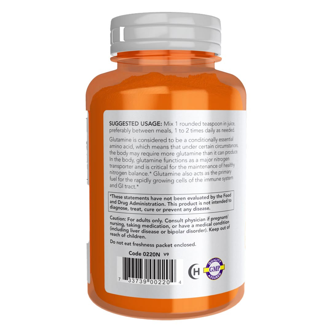 NOW Sports L-Glutamine Powder, 170g