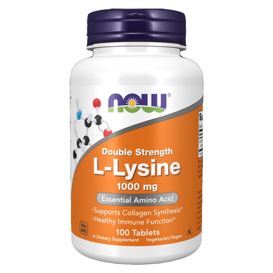 NOW L-Lysine 1000mg, 100 Ct