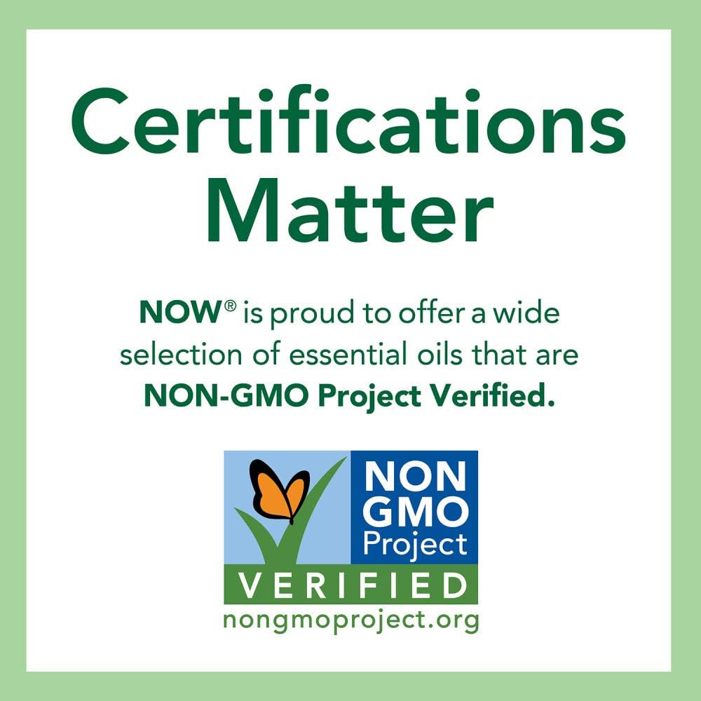 NOW Lemon Oil 30ml Certification 