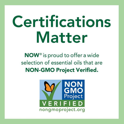 NOW Lemon Oil 30ml Certification 