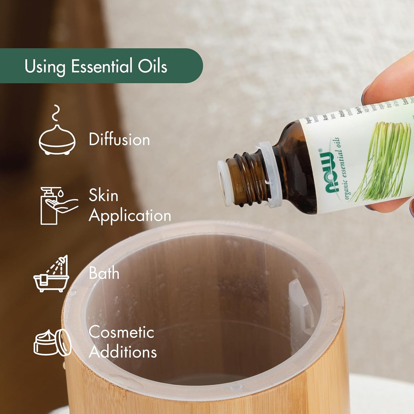 NOW Lemongrass Oil 30m usage
