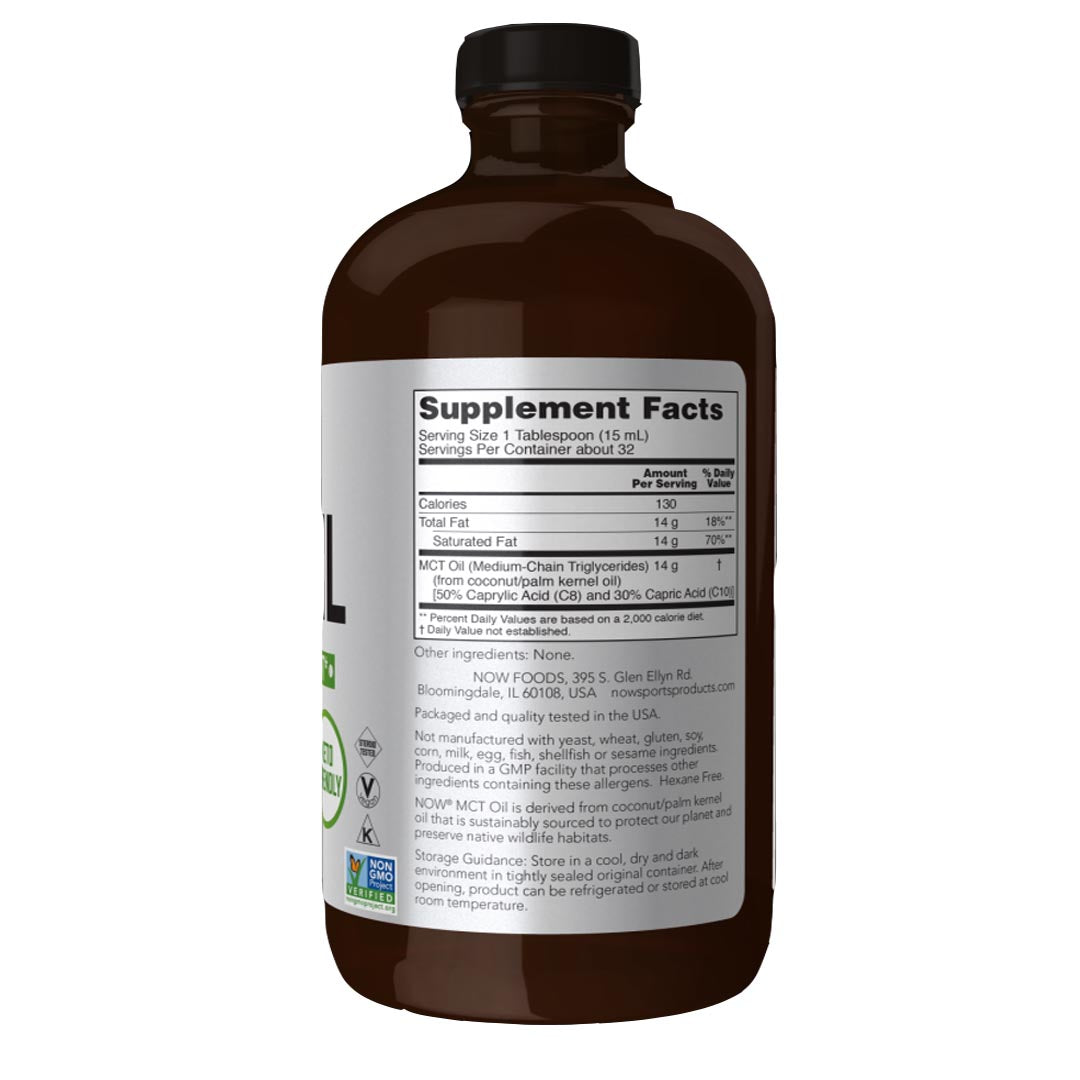 NOW MCT Oil, 473 ml