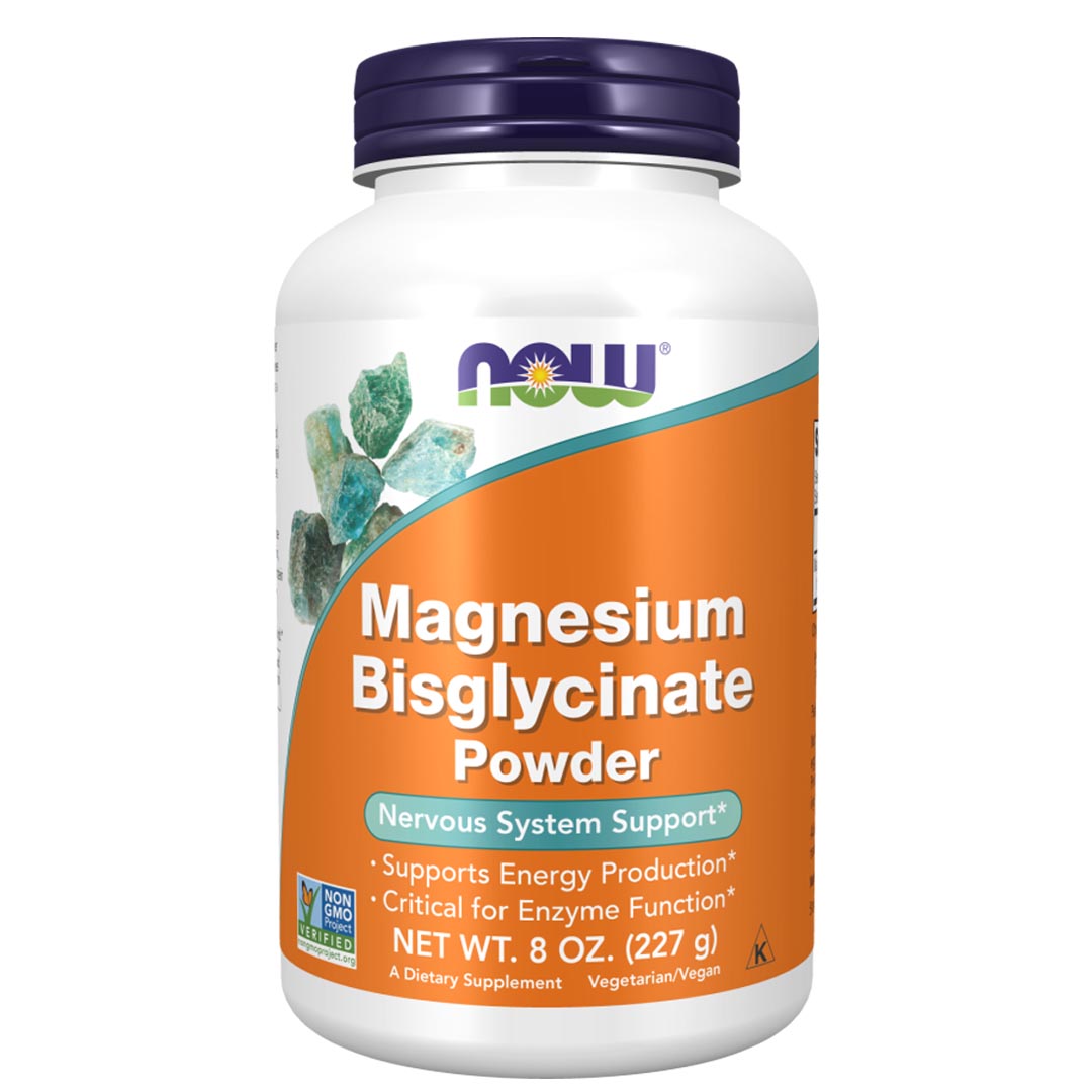NOW Magnesium Bisglycinate Powder, 227 g