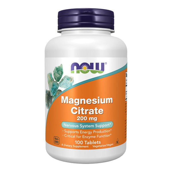 NOW Magnesium Citrate 200mg_100 Ct