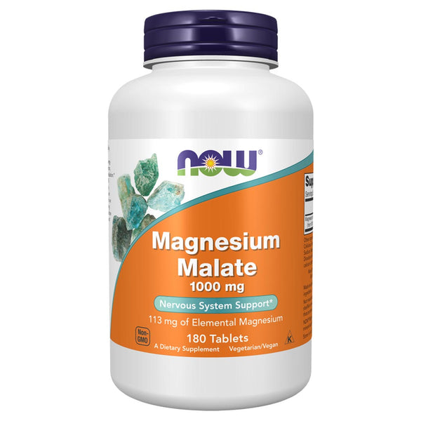 NOW_Magnesium_Malate_1000mg_180_Ct